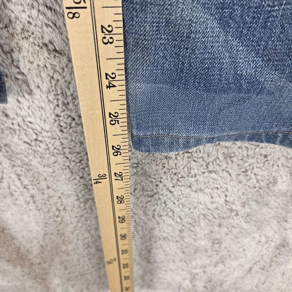Neighborhood Jeans Mens Blue Selvedge Straight Thrashed Honeycomb Fits 31x26